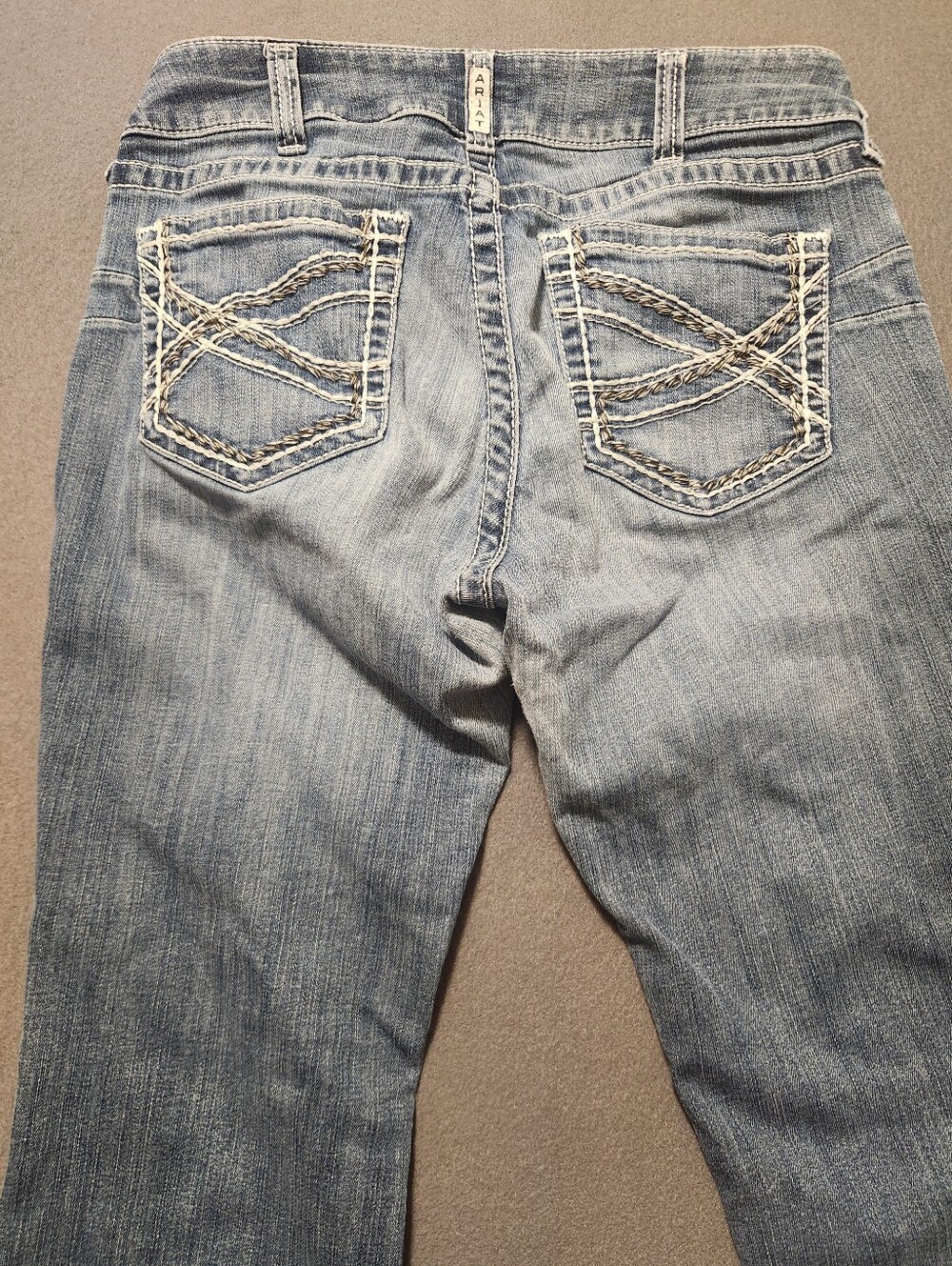 Ariat Jeans Women Size 31L Blue Bootcut Stretch Western Mid Rise - Picture 12 of 14